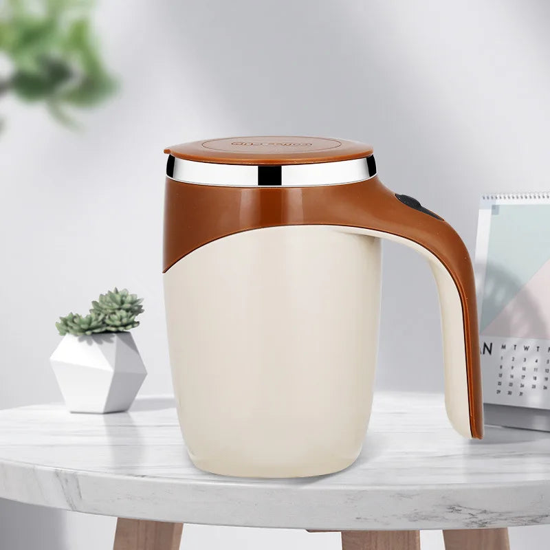 Self-Mixing Smart Mug – Rechargeable Electric Coffee & Protein Cup ☕⚡
