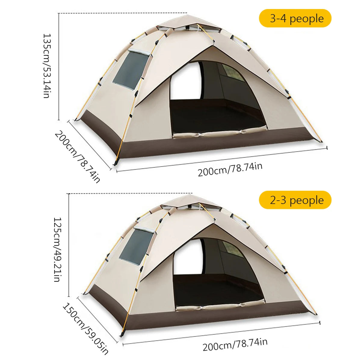 Outdoor Folding Camping Tent | Portable Waterproof Pop-Up Shelter