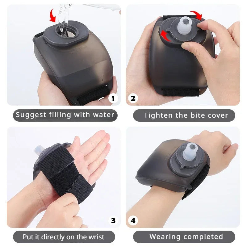 Sports Wrist Water Bottle | Portable Hydration Flask