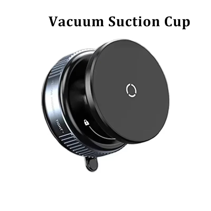 Magnetic Vacuum Phone Holder | 360° Foldable Car Mount