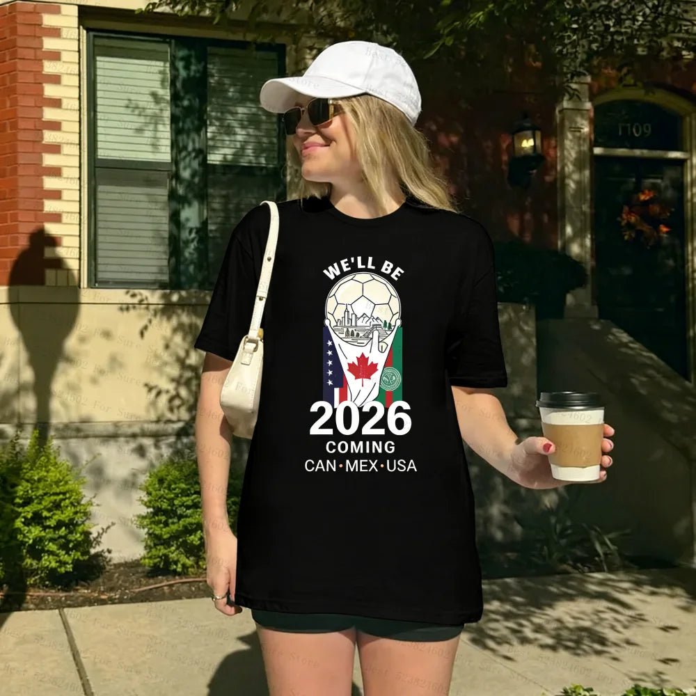 2026 World Cup Soccer Fan Tee – USA Canada Mexico Edition Fan Gift