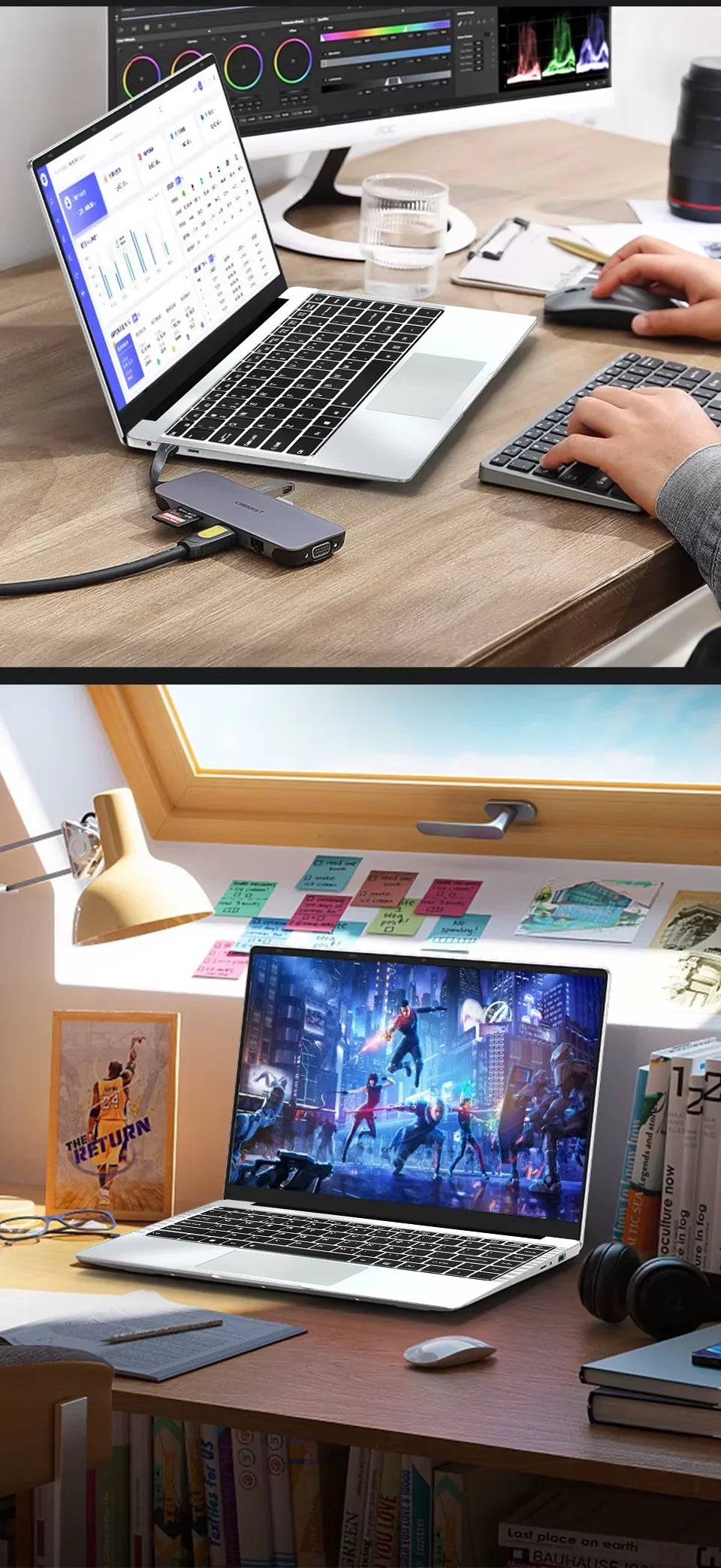 كمبيوتر محمول 2026 Office i7 | معالج Intel Core i7-8650U | ذاكرة وصول عشوائي (RAM) سعة 16 جيجابايت ومحرك أقراص ذو حالة صلبة (SSD) سعة 1 تيرابايت/2 تيرابايت | شاشة 14.1 بوصة عالية الدقة بالكامل (FHD) ونظام تشغيل Windows 11 Pro