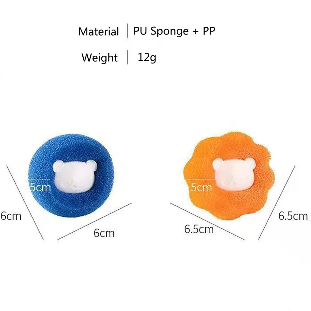 Reusable Pet Hair Remover Ball – Washing Machine & Dryer Fur Catcher for Laundry