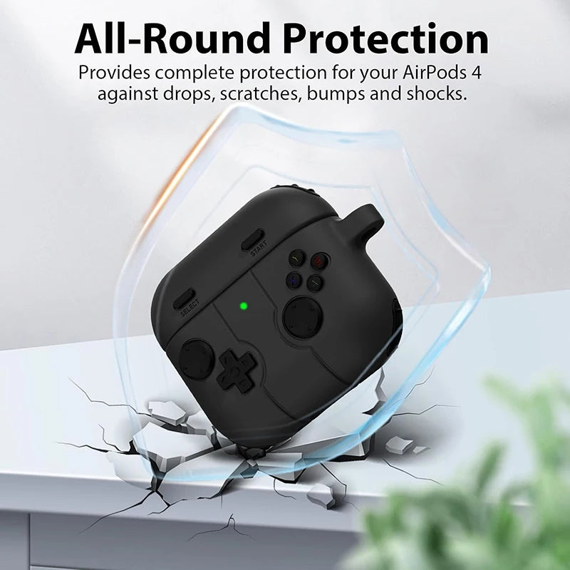 3D Gamepad AirPods Case | Shockproof Silicone Protective Cover