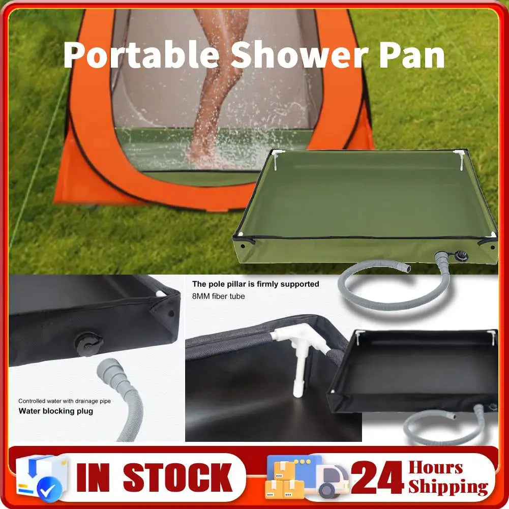 Foldable Outdoor Shower Base | Portable Camping Shower Tray