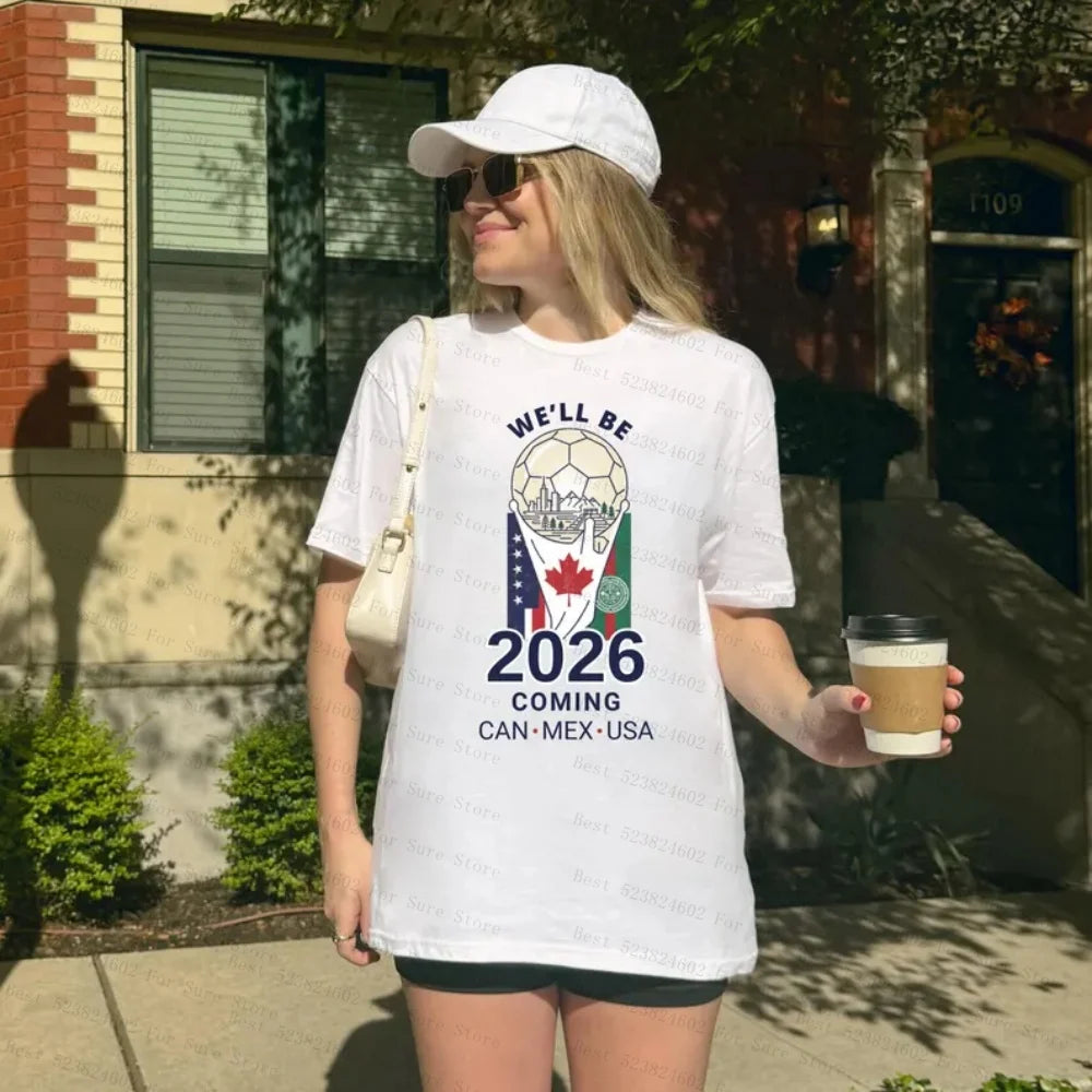 2026 World Cup Soccer Fan Tee – USA Canada Mexico Edition Fan Gift