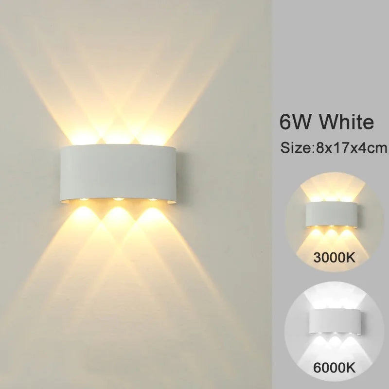 ✨ Modern LED Wall Sconce – Elegant Up & Down Ambient Light for Home Decor