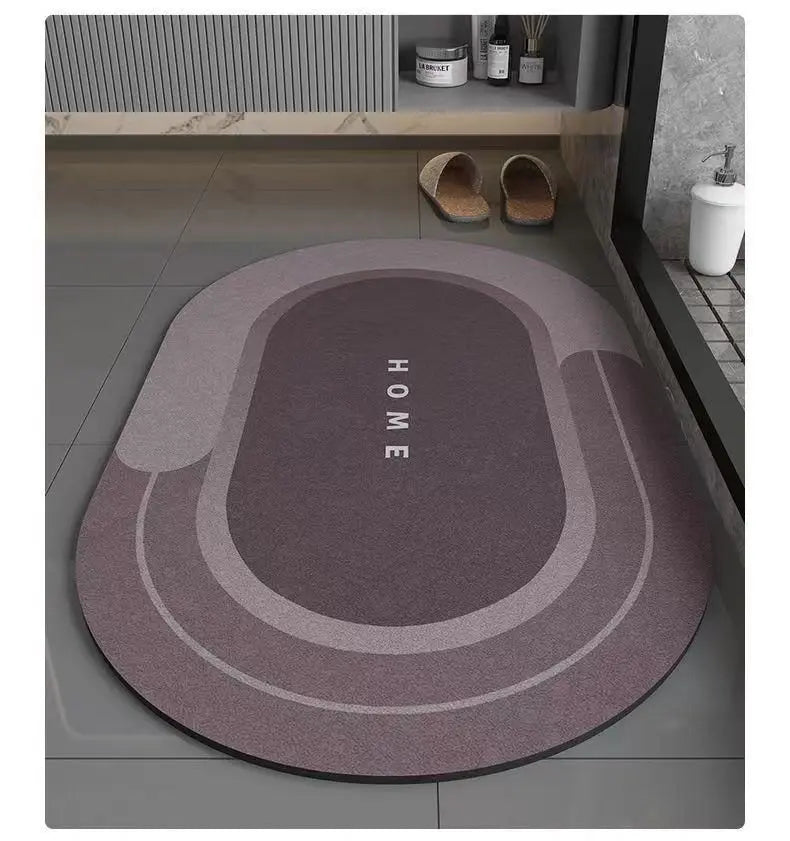 Quick Dry Bathroom Floor Mat │ Anti-Slip Memory Foam Rug │ Luxury Absorbent Bathmat