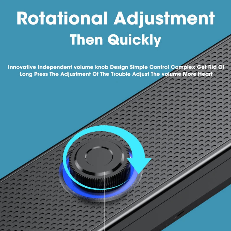 Compact Wireless TV Soundbar – Deep Bass Bluetooth Speaker 🔊
