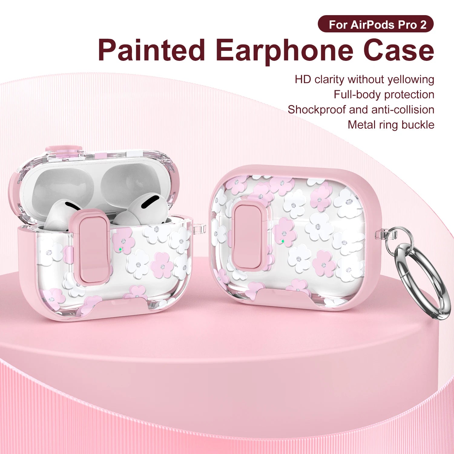 AirPods Pro Protective Case ｜ Secure Lock Shockproof Silicone Cover