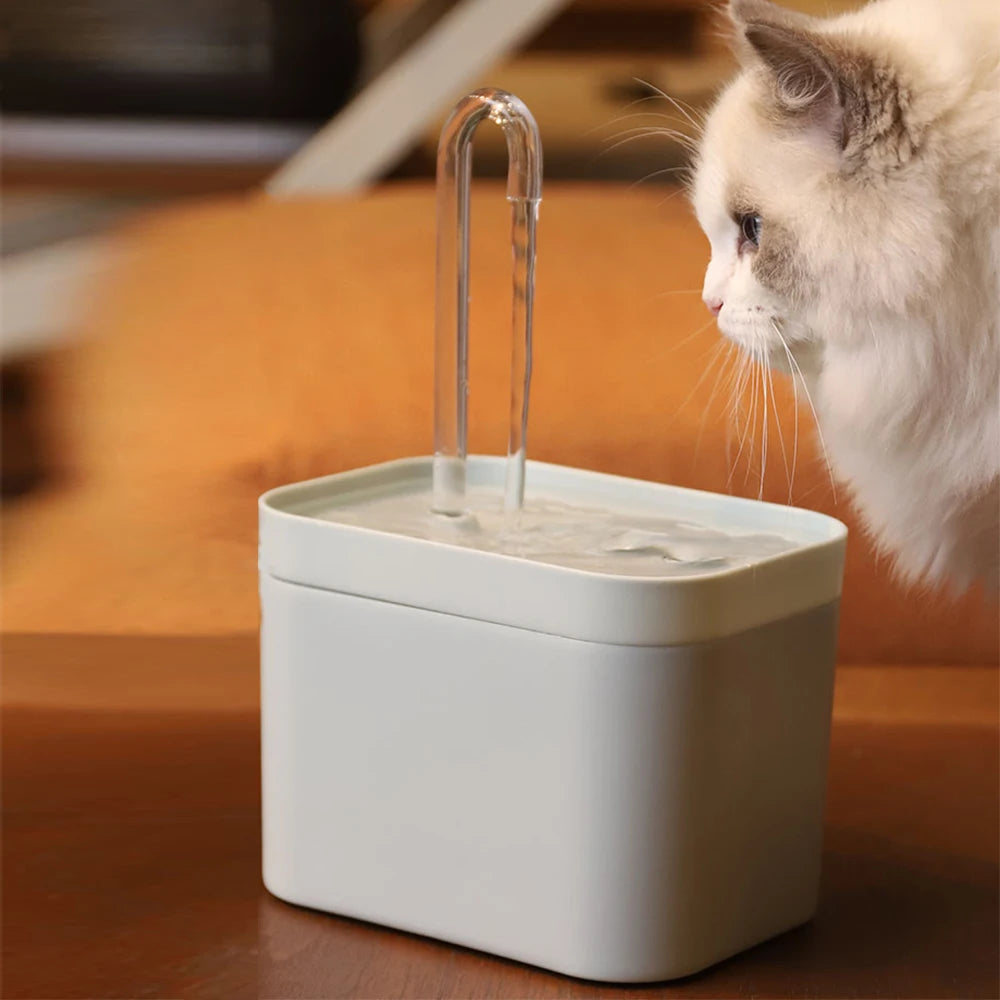 نافورة ماء ذكية أوتوماتيكية للحيوانات الأليفة - موزع مياه هادئ للغاية للقطط والكلاب 🐾💧