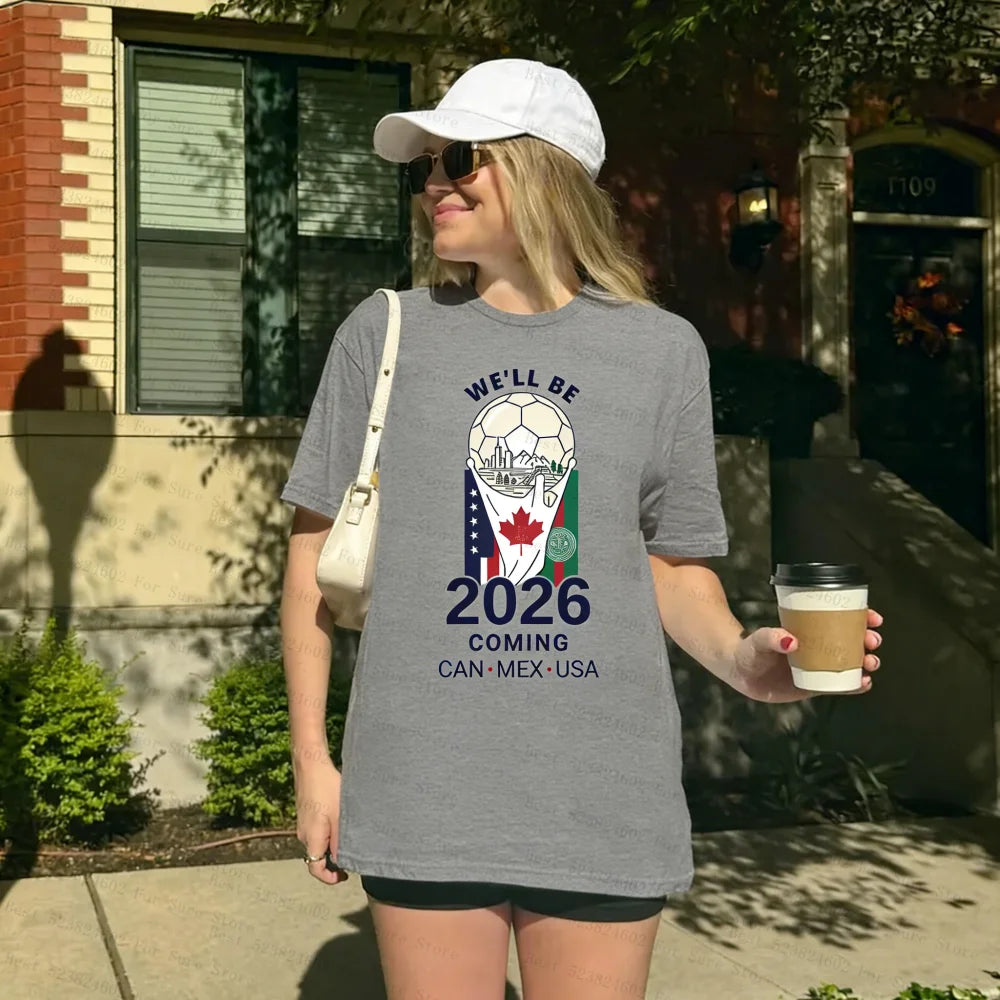 2026 World Cup Soccer Fan Tee – USA Canada Mexico Edition Fan Gift