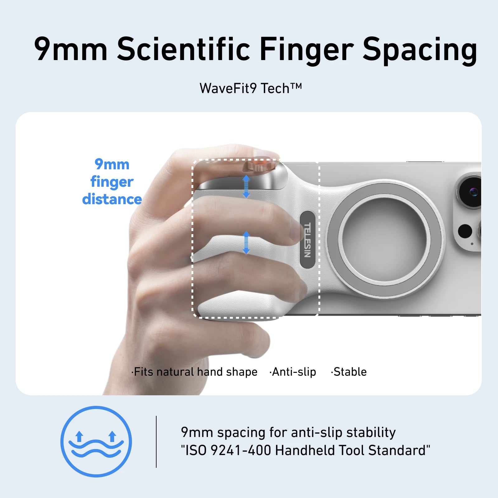 TELESIN Magnetic Camera Grip │ Bluetooth Shooting Handle │ Creator Phone Grip