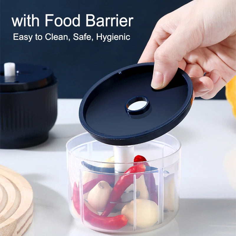 250ml Mini Wireless Garlic Chopper | USB Rechargeable Food Processor