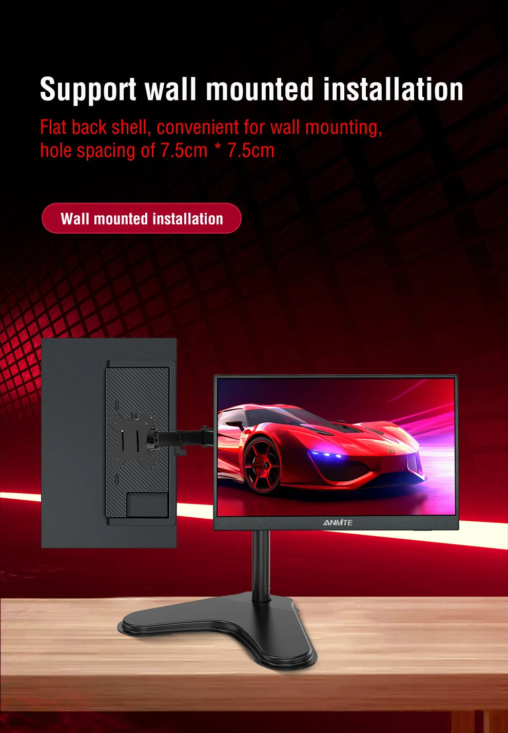 شاشة لمس محمولة بحجم 14 بوصة | 1920×1200 IPS HDR10 USB-C HDMI شاشة ألعاب 💻