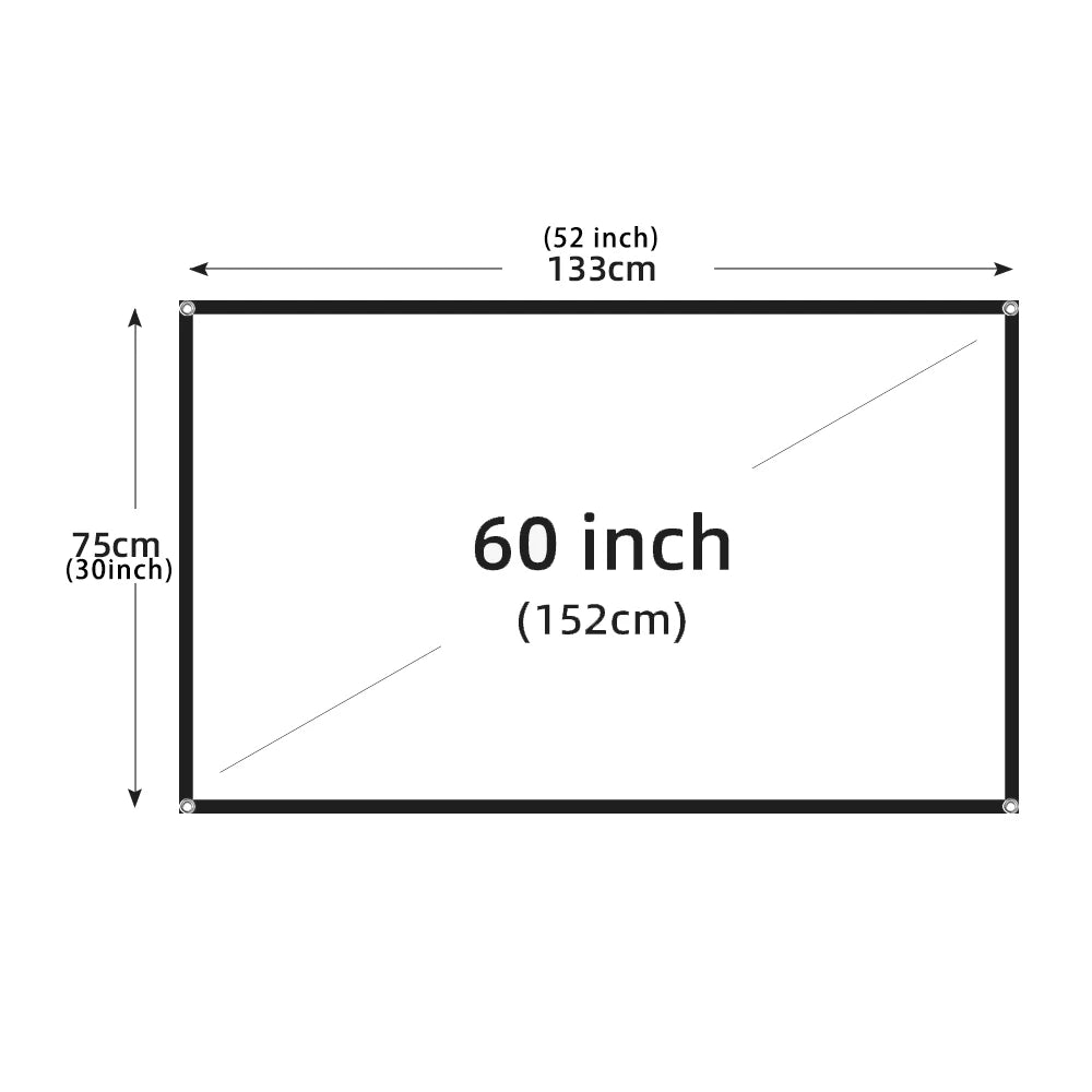 Ultra HD Foldable Projector Screen – Stadium Edition ⚽📽️🔥