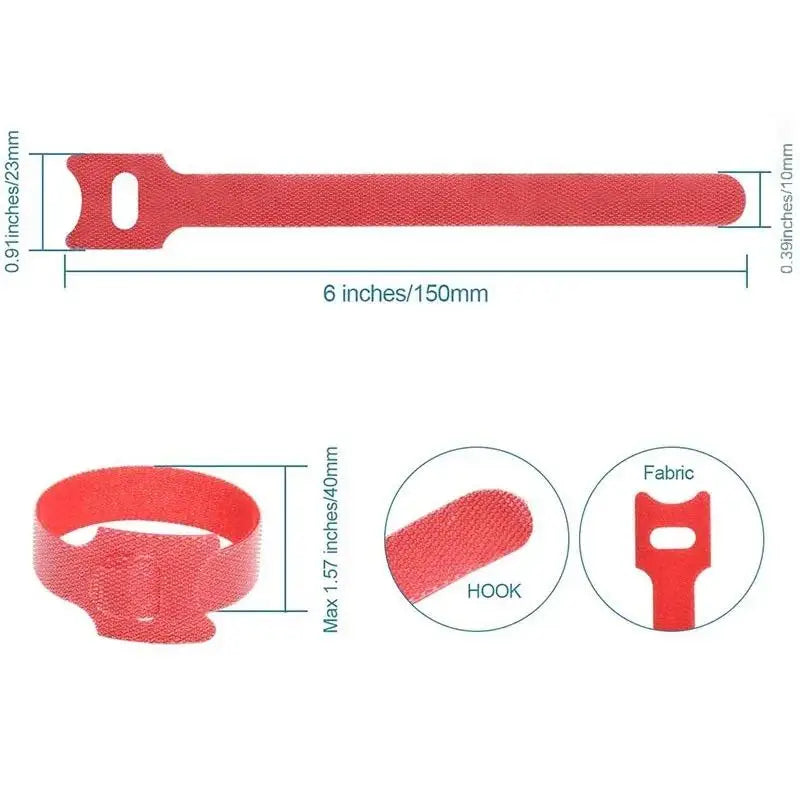 🔥 Smart Cable Organizer Strap – Clean Desk & Tangle-Free Setup