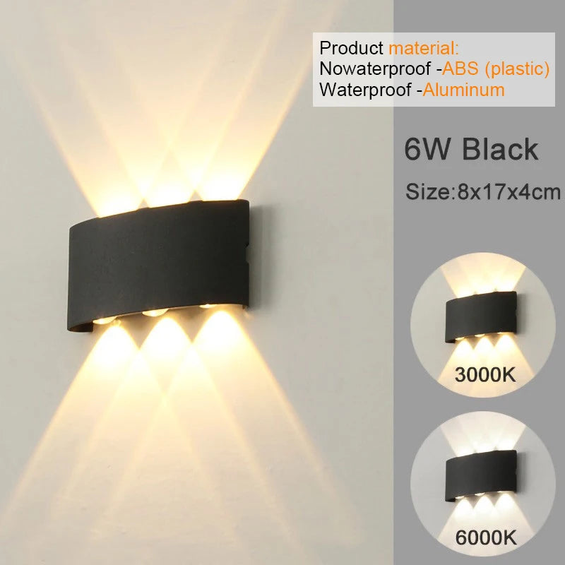 ✨ Modern LED Wall Sconce – Elegant Up & Down Ambient Light for Home Decor