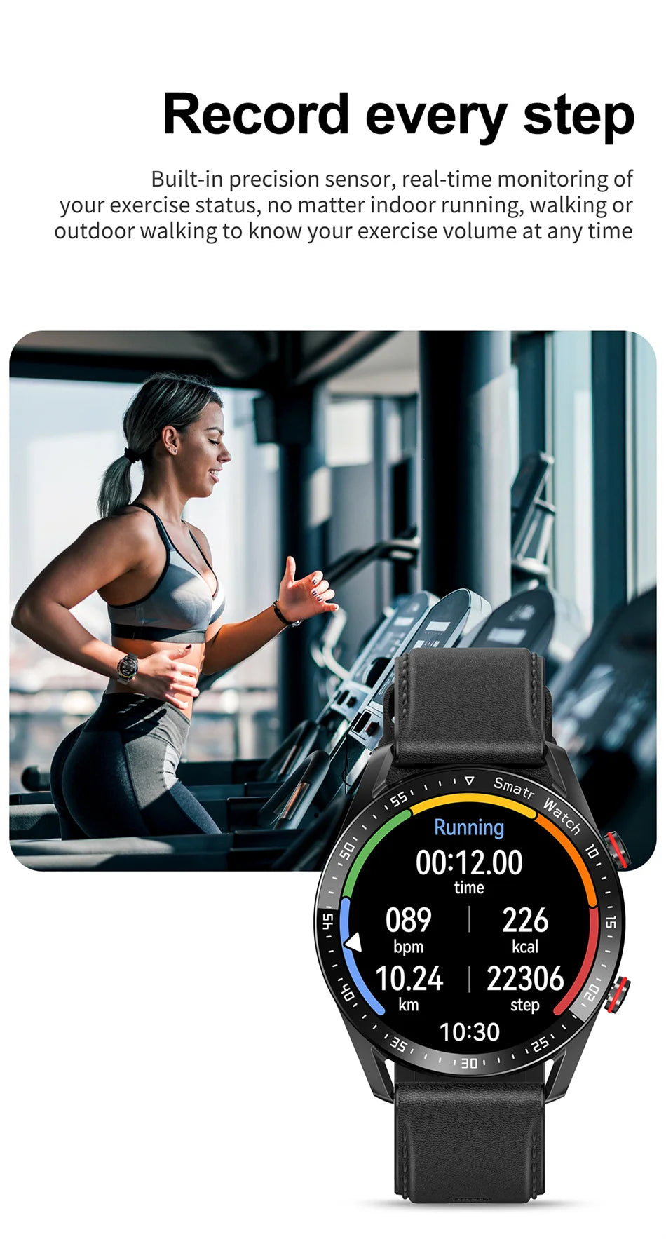 HW20 Smart Watch | Bluetooth Calling | ECG + PPG Health Monitor | IP67 Waterproof | Fitness Tracker
