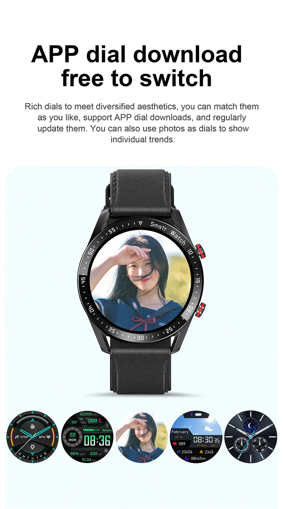 HW20 Smart Watch | Bluetooth Calling | ECG + PPG Health Monitor | IP67 Waterproof | Fitness Tracker