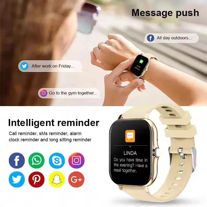 Smart Watch Pro X - ساعة ذكية للياقة البدنية مع مكالمات بلوتوث | ساعات ذكية