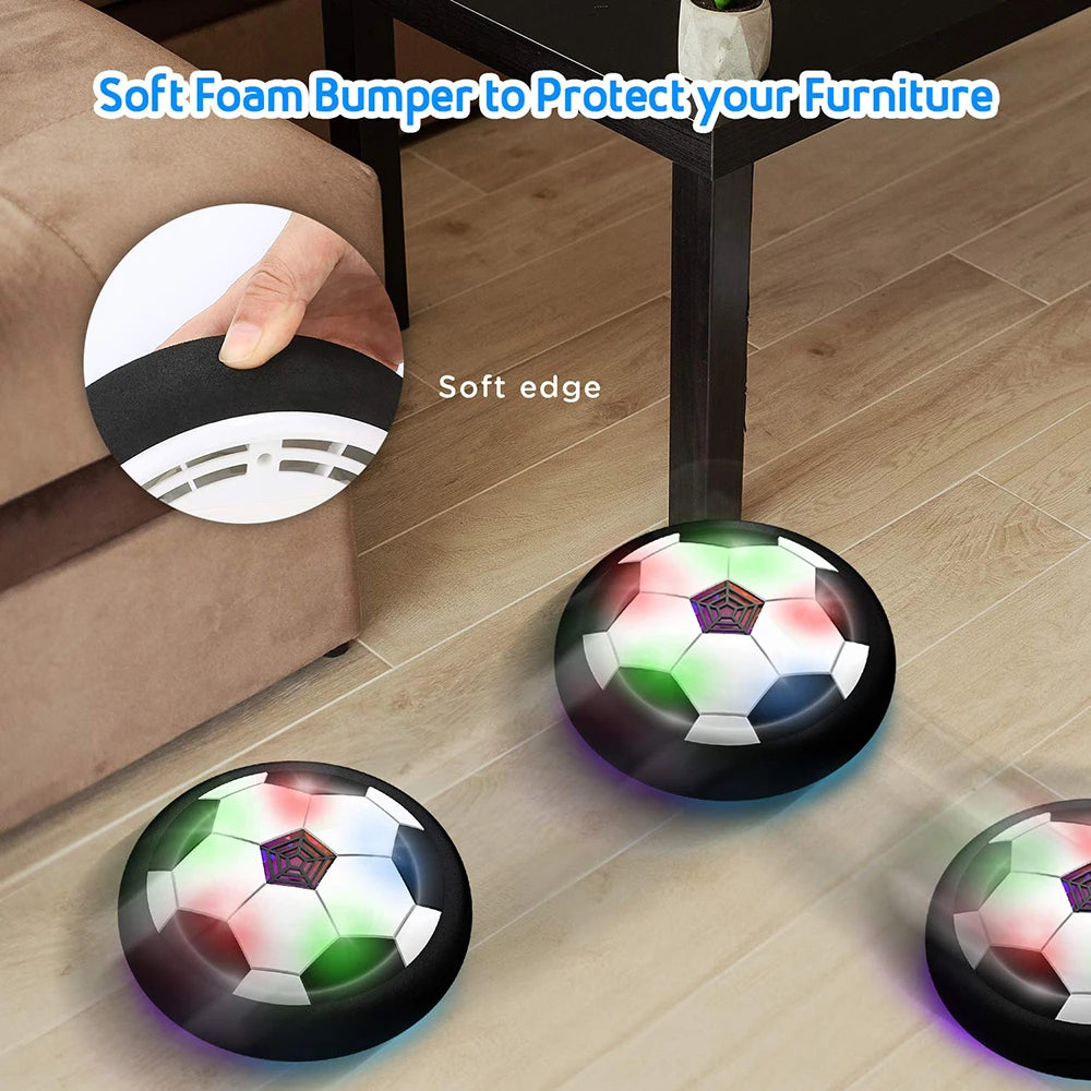 Hover Soccer Ball with LED Lights – Indoor Football Fun ⚽✨