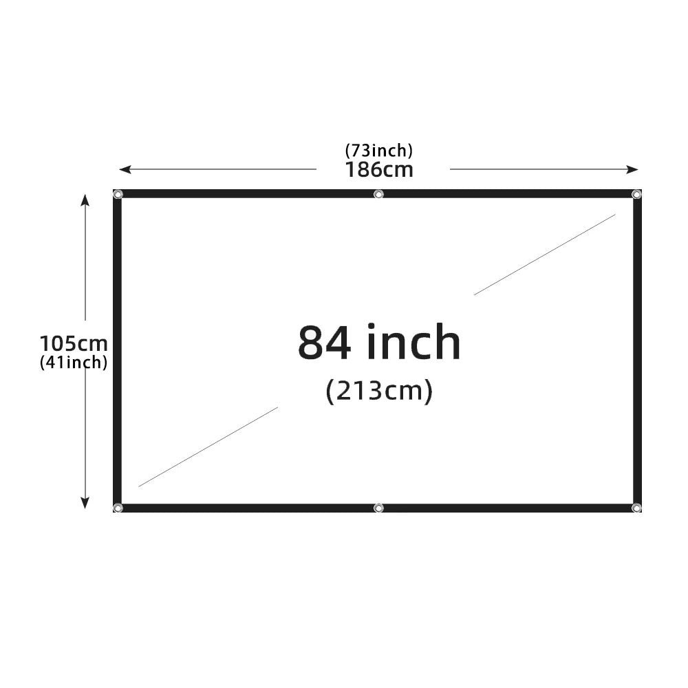 Ultra HD Foldable Projector Screen – Stadium Edition ⚽📽️🔥