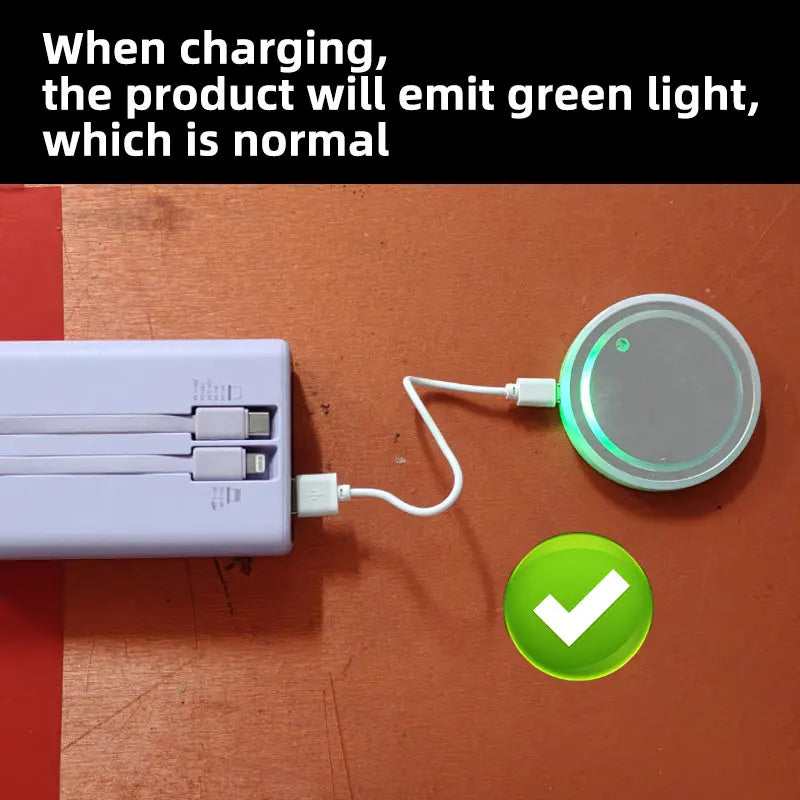 أضواء LED RGB لحامل أكواب السيارة - قواعد أكواب محيطية قابلة لإعادة الشحن بـ 7 ألوان 🚗✨