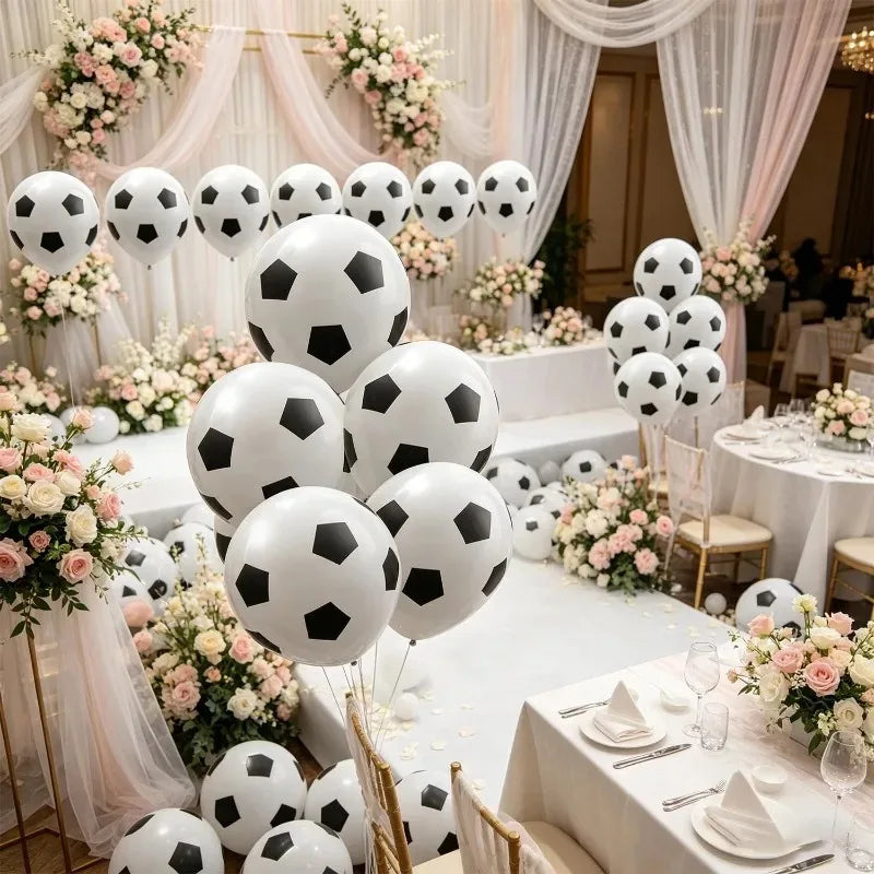 Football Party Balloon Set – Soccer Theme Celebration Decor