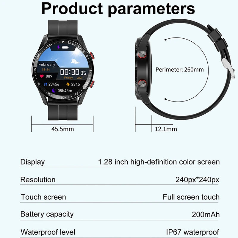HW20 Smart Watch | Bluetooth Calling | ECG + PPG Health Monitor | IP67 Waterproof | Fitness Tracker