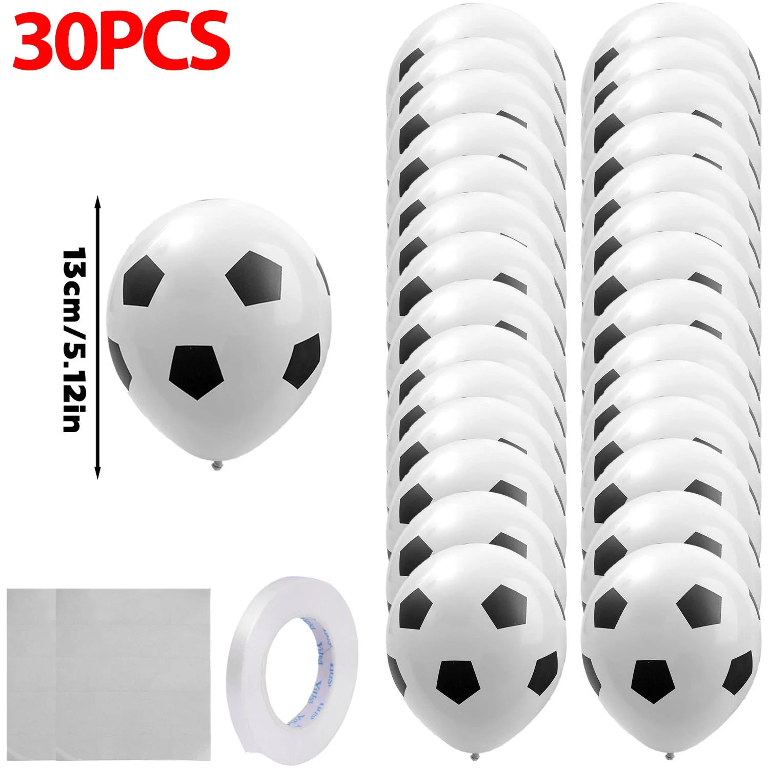 Football Party Balloon Set – Soccer Theme Celebration Decor