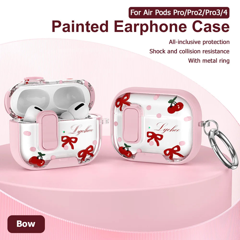 AirPods Pro Protective Case ｜ Secure Lock Shockproof Silicone Cover
