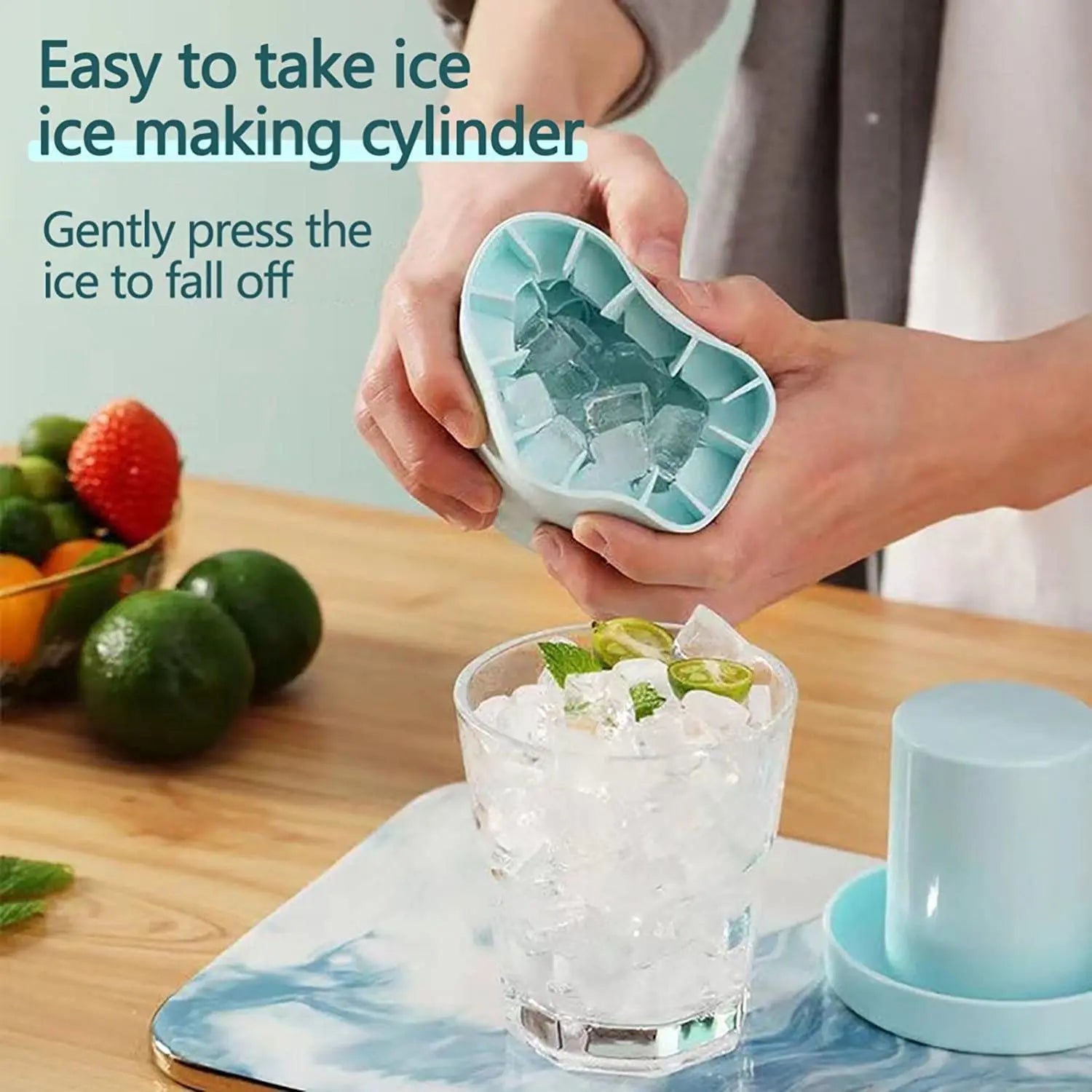 Silicone Ice Bucket Mold | Creative Round Ice Maker