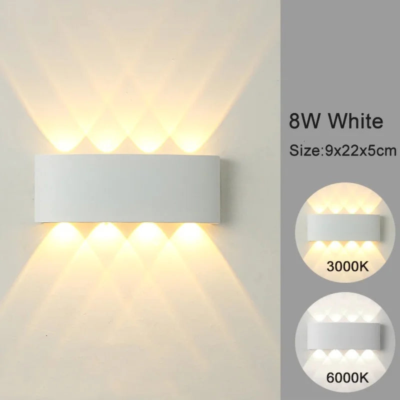 ✨ Modern LED Wall Sconce – Elegant Up & Down Ambient Light for Home Decor